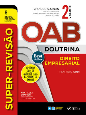 cover image of Super-Revisão OAB Doutrina--Direito Empresarial